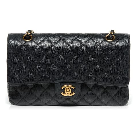 caviar quilted chanel bag|CHANEL Caviar Quilted Medium Double Flap Black.